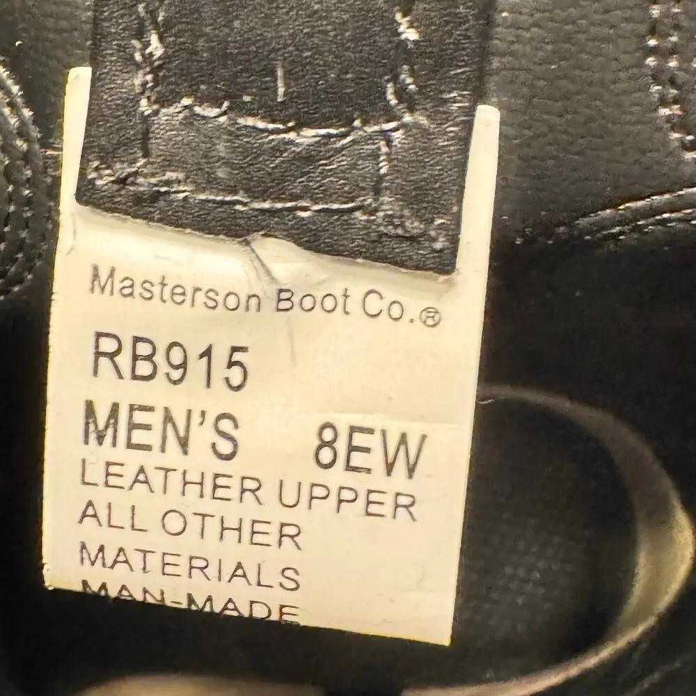 Masterson Boot Co. masterson nwot